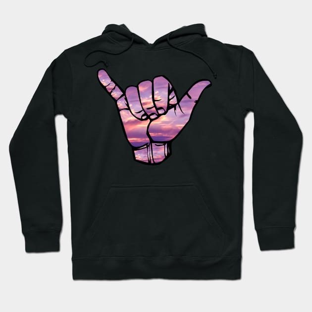 Shaka hand sign Hoodie by Rahmagamse23